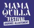 journée allaitement mama quilla festival logo blanc fond violet